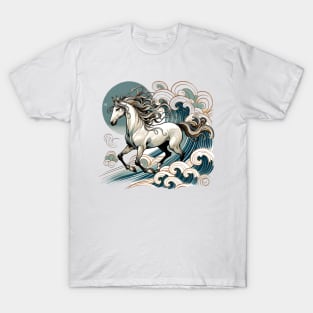 Horse on the waves T-Shirt